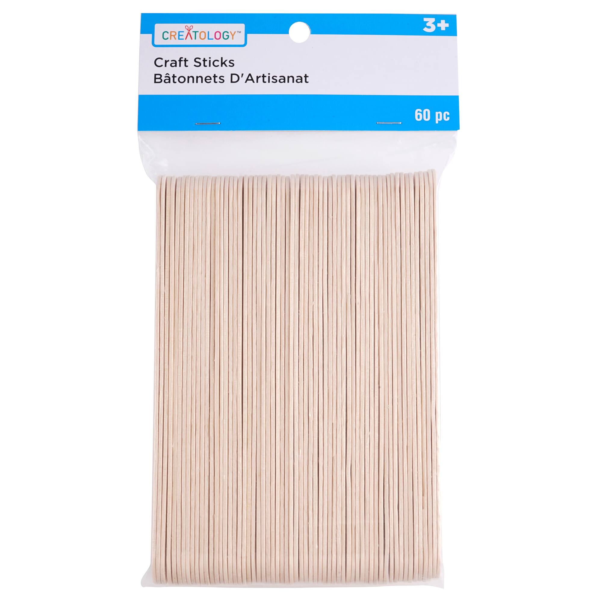 12 Packs: 60 ct. (720 total) Jumbo Wood Craft Sticks by Creatology™